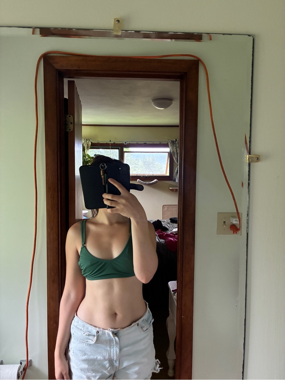 Pink And Teal Bikini Set, Fits A S/M View 4